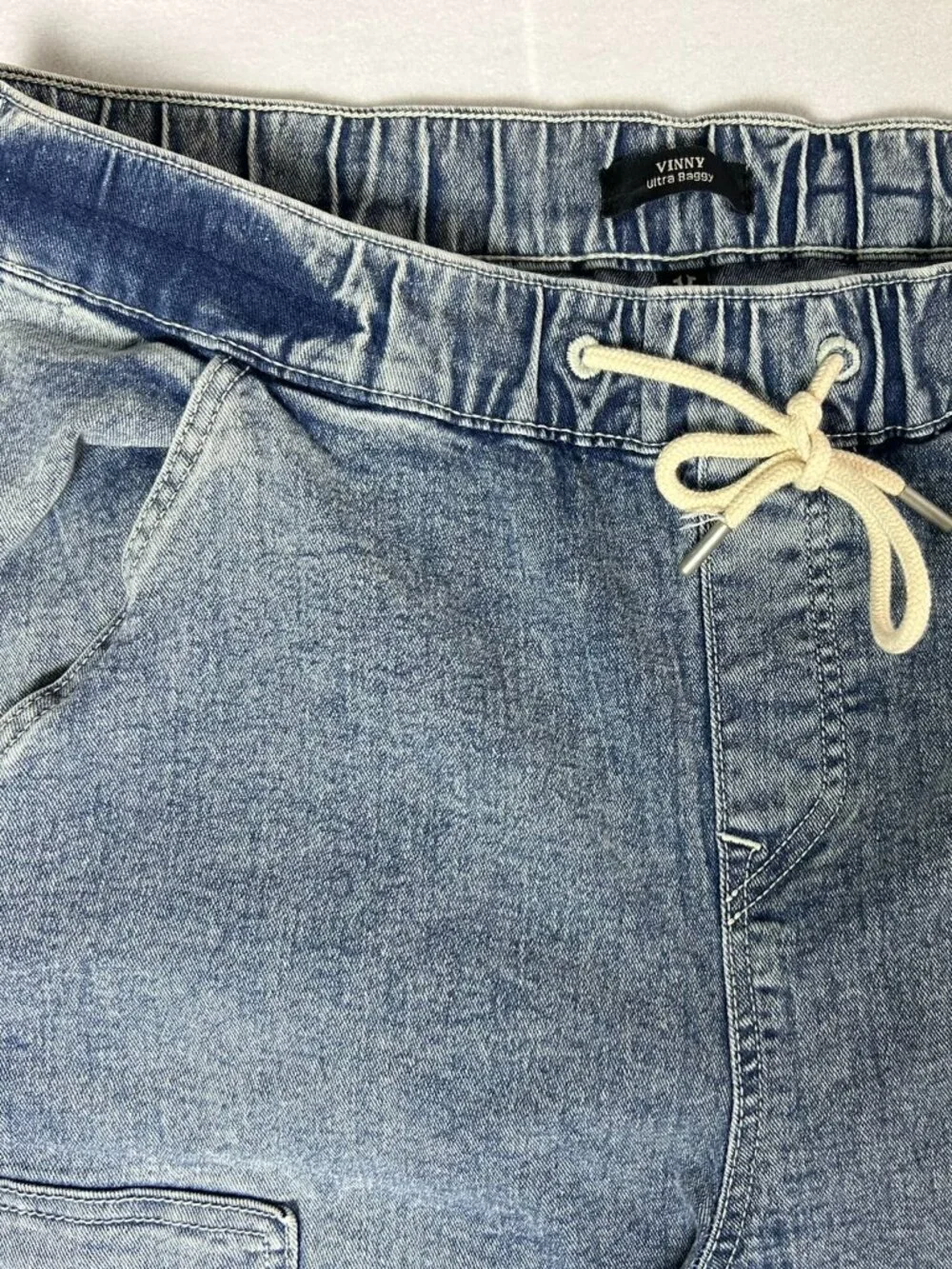 True Religion Vinny Carpenter Jeans Men 32 Light Bucking Wash NWT